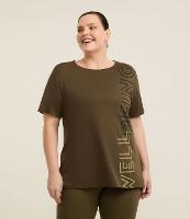 Camiseta Esportiva Alongada com Tecnologia Dry Curve & Plus Size - 1