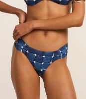 Biquíni Calcinha Lateral Drapeada em Microfibra com Estampa Aquarelada - 3