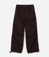 Calça Mega Baggy em Sarja com Ajuste na Barra - 1