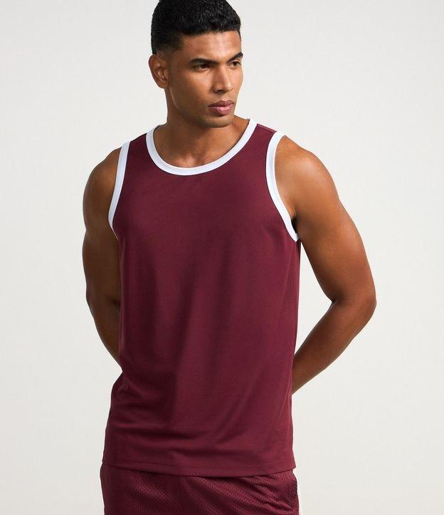 Regata Esportiva Regular com Tecnologia Dry e Viés Contrastante - 2