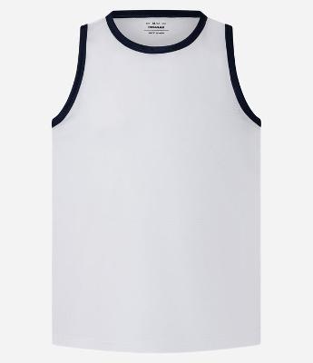 Regata Esportiva Regular com Tecnologia Dry e Viés Contrastante