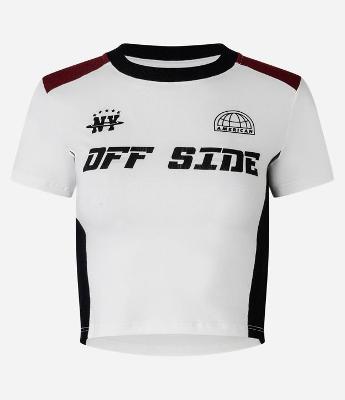 Blusa New T-Shirt em Algodão com Lettering NY Off Side