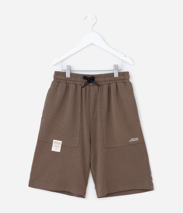 Bermuda Infantil em Modal com Bolsos - Tam 5 a 14 Anos - 1