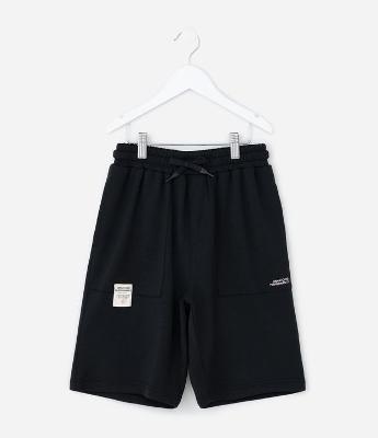 Bermuda Infantil em Modal com Bolsos - Tam 5 a 14 Anos