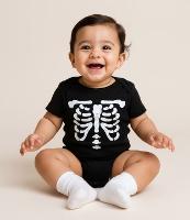 Body Infantil com Estampa Esqueletinho - Tam 0 a 18 meses - 2