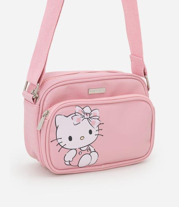 Bolsa Transversal Infantil com Estampa Hello Kitty - Tam Único - 1