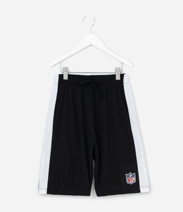 Bermuda Esportiva Infantil com Estampa NFL - Tam 5 a 14 Anos - 1