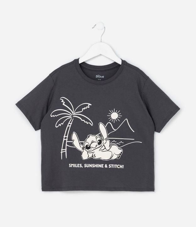 Camiseta Comfort Infantil Stitch Praiano  - Tam 5 a 14 Anos - 1