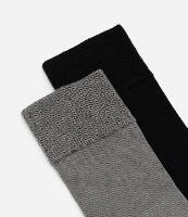 Kit 02 Meias Cano Alto em Poliamida com Bambu - 1