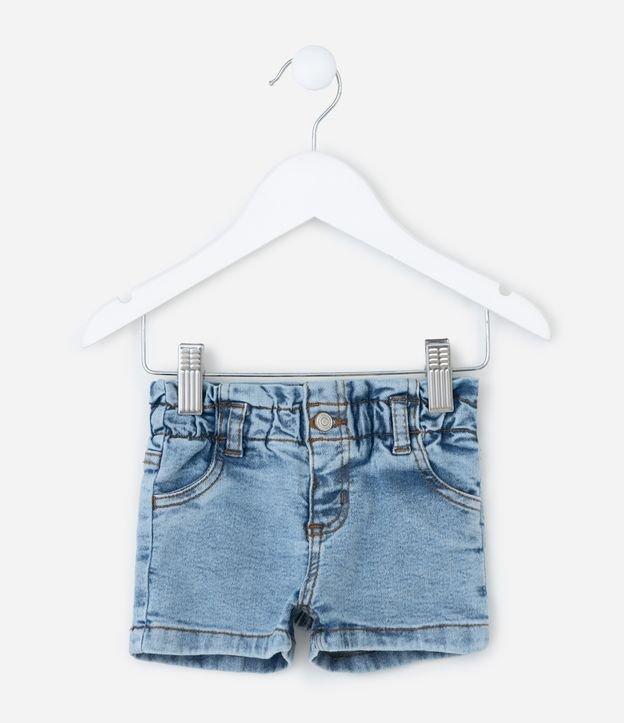 Short Infantil em Jeans - Tam 3 a 18 Meses - 1