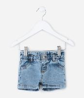 Short Infantil em Jeans - Tam 3 a 18 Meses - 1