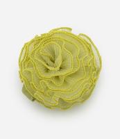 Piranha De Cabelo em Tecido com Formato Flor - 1