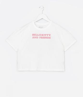 Camiseta Comfort Infantil Hello Kitty and Friends - Tam 5 a 14 Anos