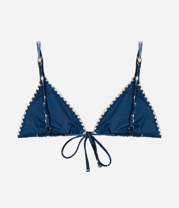 Biquíni Top Cortininha em Microfibra com Estampa de Azulejos - 3