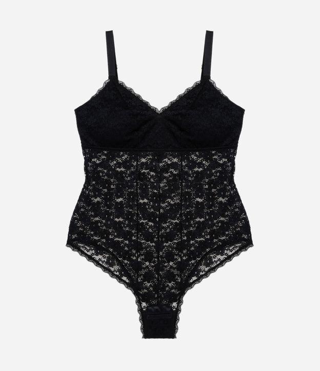 Body em Renda com Busto Triangular Curve & Plus Size - 1