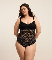Body em Renda com Busto Triangular Curve & Plus Size - 3