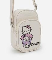 Bolsa Infantil Shouder Bag com Estampa Hello Kitty e Amigos - Tam Único - 1