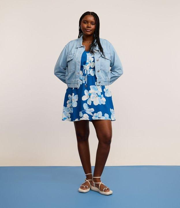 Jaqueta em Jeans com Cós no Elástico Curve & Plus Size - 3