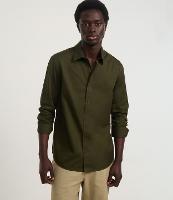 Camisa Regular em Sarja Amaciada - 1