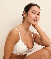 Sutiã Base em Algodão Bordado e Bojo Oco - 2