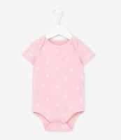 Body Infantil com Estampa de Margaridas - Tam  RN a 18 meses - 1