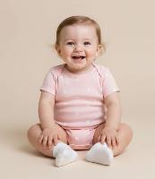 Body Infantil com Estampa de Margaridas - Tam  RN a 18 meses - 2