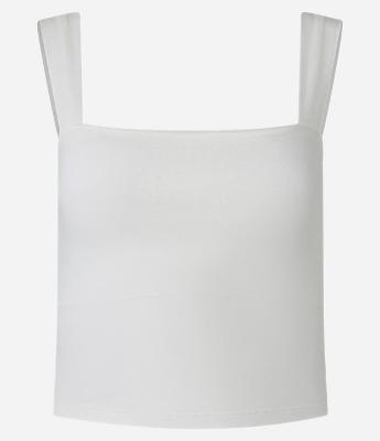 Blusa Regata Básica com Decote Quadrado