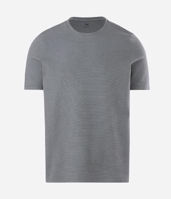 Camiseta Slim em Algodão Canelada