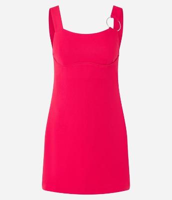 Vestido Curto Ajustado Alfaiataria com Argola na Alça