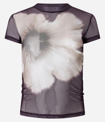 Blusa em Tule com Estampa Floral