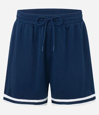 Bermuda Esportiva de Basquete com Tecnologia Dry e Listras na Barra