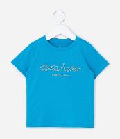 Camiseta Infantil com Estampa Relevo de Dinos - Tam 1 a 6 anos - 1