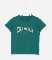 Camiseta Infantil com Estampa Relevo Champion - Tam 5 a 14 Anos - 1