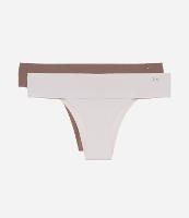 Kit 02 Calcinhas Biquínis em Microfibra com Cós Largo - 1