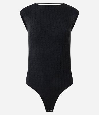 Body Texturizado com Decote nas Costas