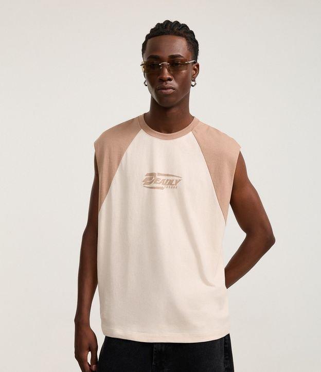 Regata Boxy em Algodão com Cava Raglã e Estampa Deadly Insane - 2