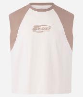 Regata Boxy em Algodão com Cava Raglã e Estampa Deadly Insane - 1