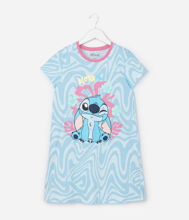 Camisola Infantil com Estampa do Stitch - Tam 5 a 14 Anos - 1