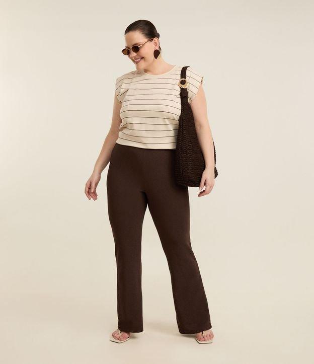 Calça Flare em Ribana Curve & Plus Size - 1