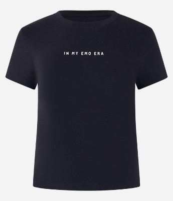 Camiseta New T-Shirt em Algodão com Estampa Emo Era