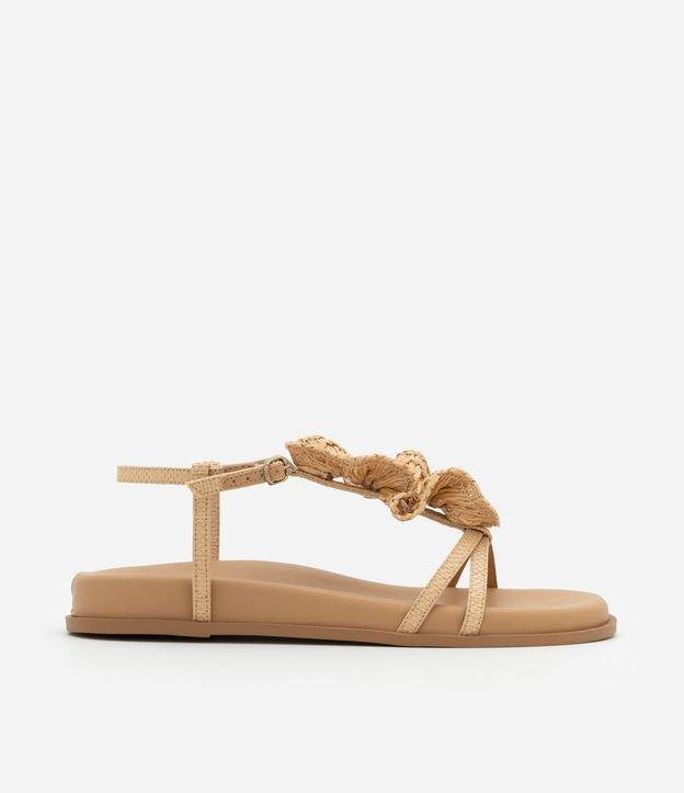 Sandália Rasteira Salomé com Babados no Topo - 1