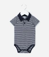 Body Infantil com Estampa Listrada - Tam 0 a 18 Meses - 1