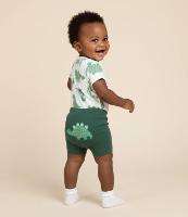 Conjunto Infantil em Suedine Com Estampa de Dinossauro - Tam RN a 18 Meses - 2