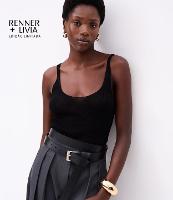 Blusa em Tricô com Decote U e Alça Média - 2