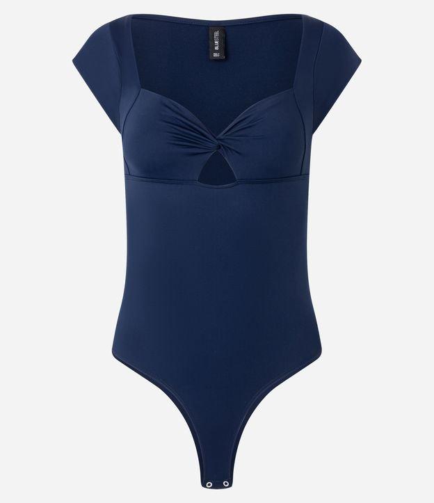 Body em Poliamida com Decote Coração e Nózinho - 1