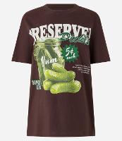 Camiseta T-shirt em Algodão com Estampa Reserva de Pepinos - 1