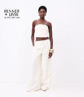 Calça em Tricoline com Amarração no Cós e Bolsos - 2