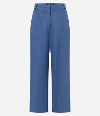 Calça Balloon Cintura Alta em Viscolinho com