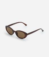Óculos de Sol Redondo com Lente Marrom - 1