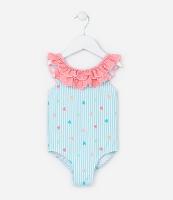 Maiô Infantil com Proteção UV e Babadinhos - Tam  2 a 4 Anos - 1